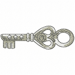 Keys Embroidery Design 2